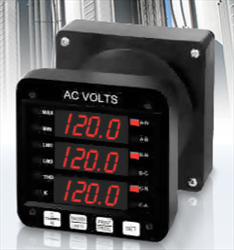 120 Triple Display Voltmeter 3DVA Electro-Industries Gaugetech